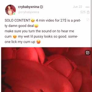 crybabyxnina Nude OnlyFans Leaks