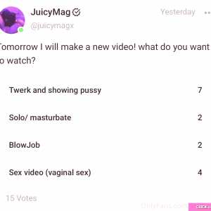 juicymagx Nude OnlyFans Leaks