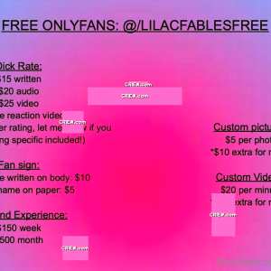 lilacfablesfree Nude OnlyFans Leaks