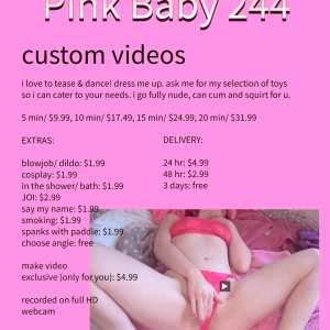 pinkbaby244 Nude OnlyFans Leaks