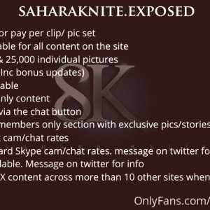 saharaknitefree Nude OnlyFans Leaks