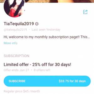 tiatequila100 Nude OnlyFans Leaks